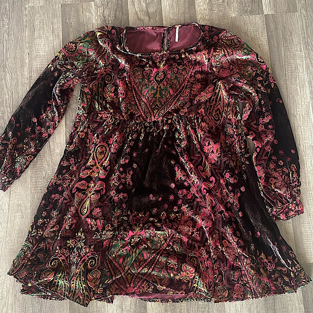 Free People velvet dress